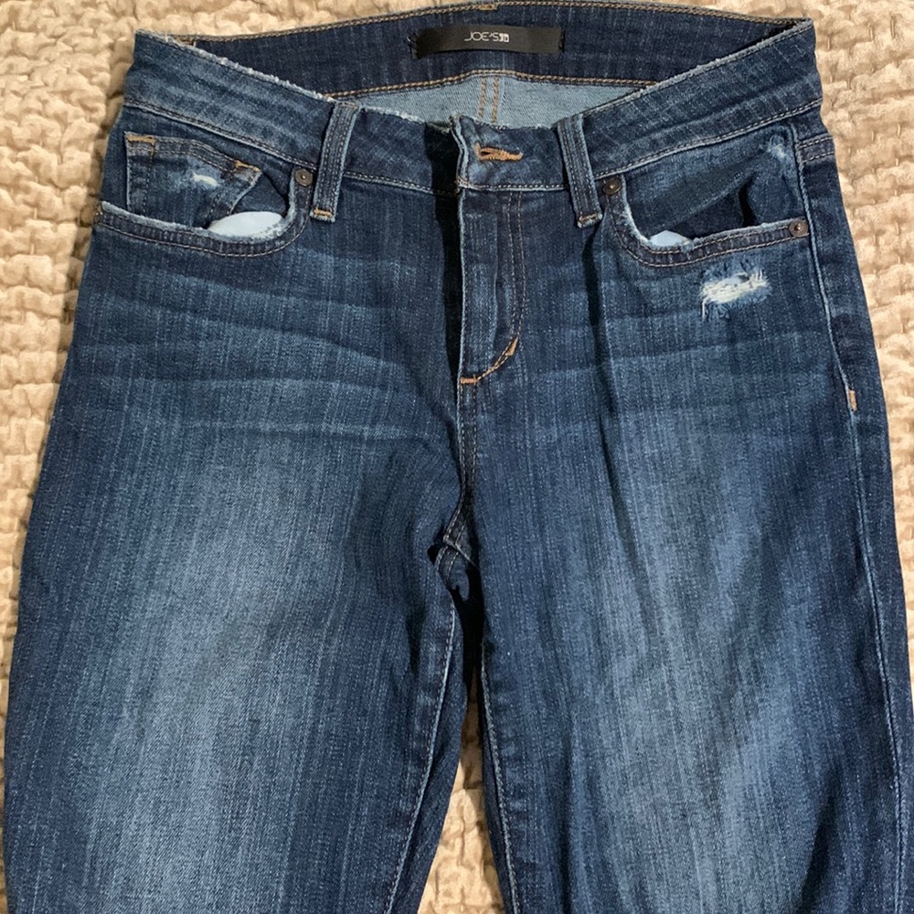 Joes ripped skinny jeans size 26